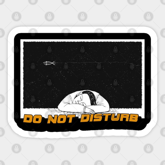 Do Not Disturb Sticker by Anime